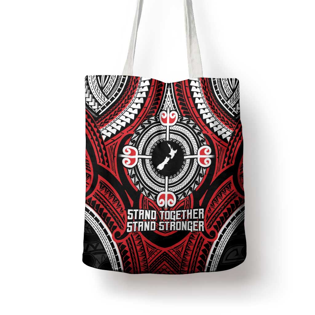 Aotearoa Proud To Be Maori Tote Bag New Zealand Fight Together LT9 - Polynesian Pride