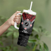 Aotearoa Proud To Be Maori Tumbler With Handle New Zealand Fight Together LT9 - Polynesian Pride