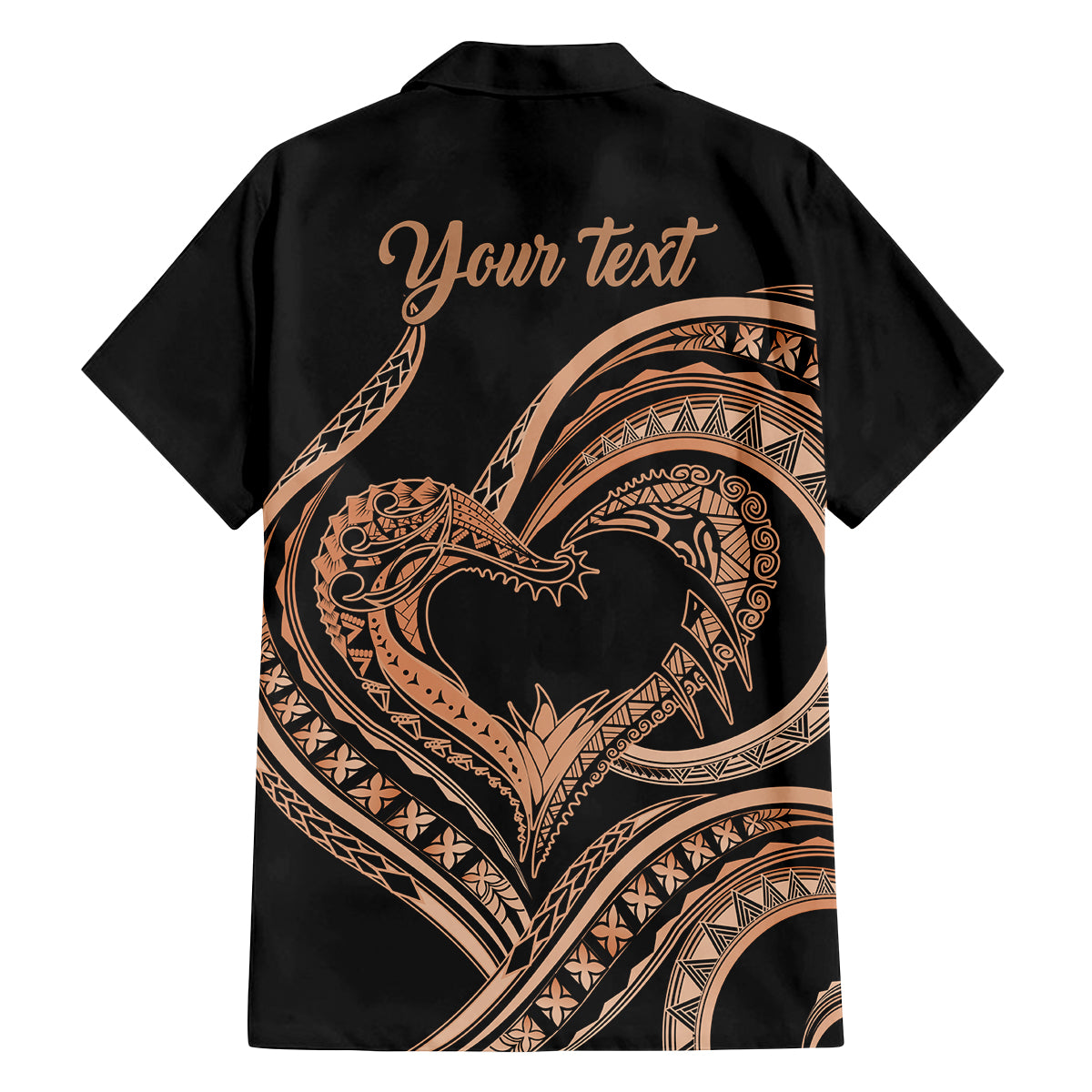Personalised Valentines Day Romantic Lovers Family Matching Tank Maxi Dress and Hawaiian Shirt LT9 - Polynesian Pride