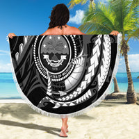 Personalised FSM Culture Day Beach Blanket Hammerhead Shark Tribal 2024 LT9 - Polynesian Pride