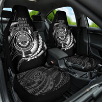 Personalised FSM Culture Day Car Seat Cover Hammerhead Shark Tribal 2024 LT9 One Size Black - Polynesian Pride