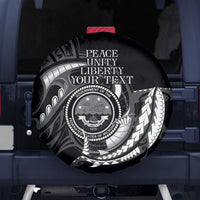 Personalised FSM Culture Day Spare Tire Cover Hammerhead Shark Tribal 2024 LT9 - Polynesian Pride