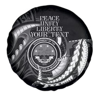 Personalised FSM Culture Day Spare Tire Cover Hammerhead Shark Tribal 2024 LT9 - Polynesian Pride