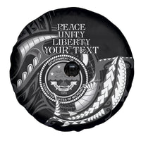 Personalised FSM Culture Day Spare Tire Cover Hammerhead Shark Tribal 2024 LT9 - Polynesian Pride