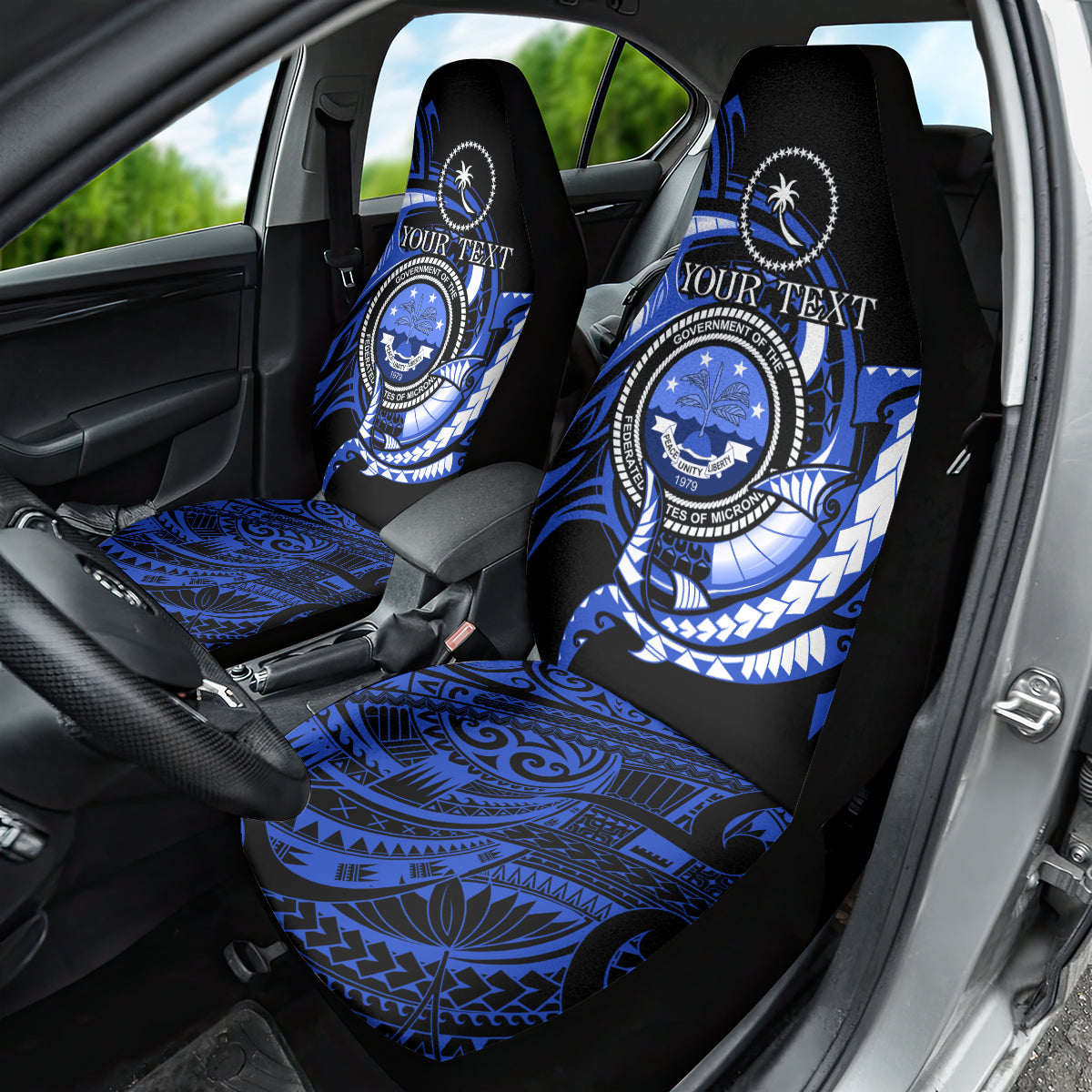 Personalised Chuuk FSM Culture Day Car Seat Cover Hammerhead Shark Tattoo 2024 LT9 - Polynesian Pride