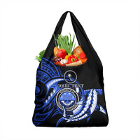 Personalised Chuuk FSM Culture Day Grocery Bag Hammerhead Shark Tattoo 2024 LT9 1-pack One Size Blue - Polynesian Pride