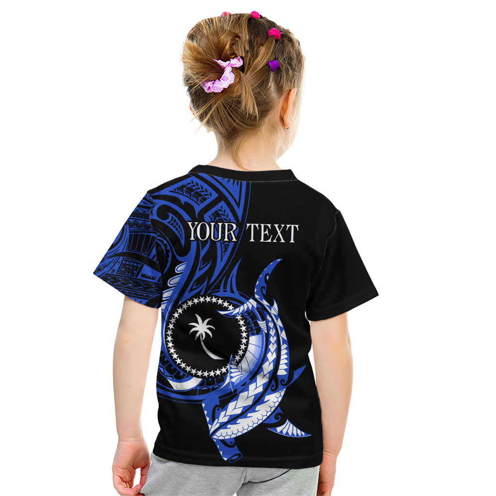 Personalised Chuuk FSM Culture Day Kid T Shirt Hammerhead Shark Tattoo 2024 LT9 - Polynesian Pride