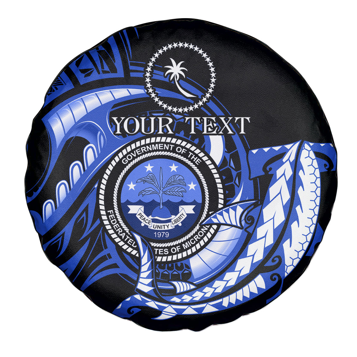 Personalised Chuuk FSM Culture Day Spare Tire Cover Hammerhead Shark Tattoo 2024 LT9 - Polynesian Pride