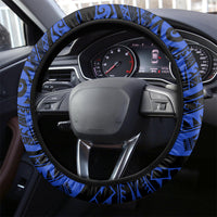 Personalised Chuuk FSM Culture Day Steering Wheel Cover Hammerhead Shark Tattoo 2024 LT9 - Polynesian Pride
