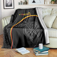 Papua New Guinea 50th Independence Day Blanket Simple Oro Tapa Pattern - Polynesian Pride