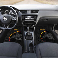 Papua New Guinea 50th Independence Day Car Mats Simple Oro Tapa Pattern - Polynesian Pride
