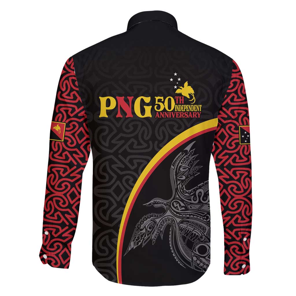 Papua New Guinea 50th Independence Day Family Matching Summer Maxi Dress and Hawaiian Shirt Simple Oro Tapa Pattern LT9 - Polynesian Pride