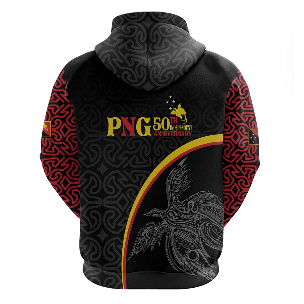 Papua New Guinea 50th Independence Day Hoodie Simple Oro Tapa Pattern LT9 - Polynesian Pride