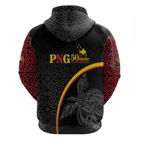 Papua New Guinea 50th Independence Day Hoodie Simple Oro Tapa Pattern LT9 - Polynesian Pride
