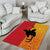 Papua New Guinea Oro Tapa Personalised Area Rug Simple Bird of Paradise Style - Polynesian Pride