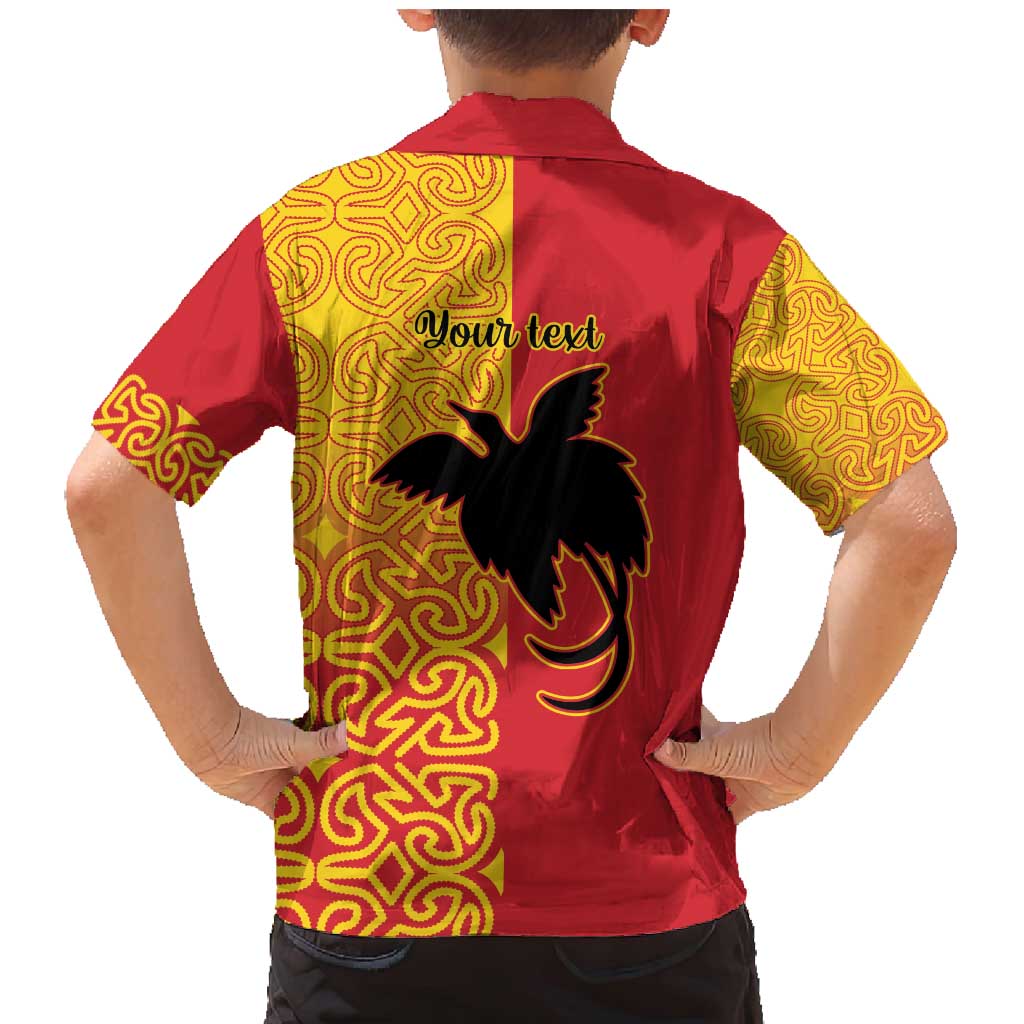 Papua New Guinea Oro Tapa Personalised Family Matching Mermaid Dress and Hawaiian Shirt Simple Bird of Paradise Style LT9 - Polynesian Pride