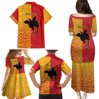 Papua New Guinea Oro Tapa Personalised Family Matching Puletasi and Hawaiian Shirt Simple Bird of Paradise Style LT9 - Polynesian Pride