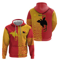 Papua New Guinea Oro Tapa Personalised Hoodie Simple Bird of Paradise Style LT9 - Polynesian Pride