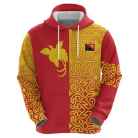 Papua New Guinea Oro Tapa Personalised Hoodie Simple Bird of Paradise Style LT9 - Polynesian Pride