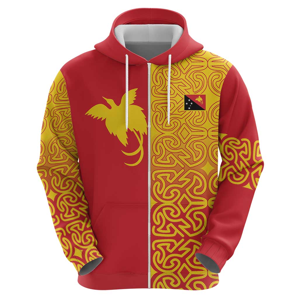 Papua New Guinea Oro Tapa Personalised Hoodie Simple Bird of Paradise Style LT9 - Polynesian Pride