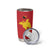 Papua New Guinea Oro Tapa Personalised Tumbler Cup Simple Bird of Paradise Style - Polynesian Pride