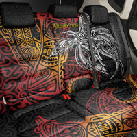 Papua New Guinea Sepik Personalised Back Car Seat Cover PNG Bird of Paradise Tattoo LT9 - Polynesian Pride