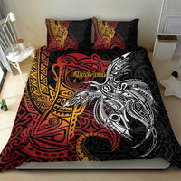 Papua New Guinea Sepik Personalised Bedding Set PNG Bird of Paradise Tattoo LT9 - Polynesian Pride