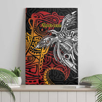 Papua New Guinea Sepik Personalised Canvas Wall Art PNG Bird of Paradise Tattoo LT9 - Polynesian Pride