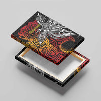 Papua New Guinea Sepik Personalised Canvas Wall Art PNG Bird of Paradise Tattoo LT9 - Polynesian Pride