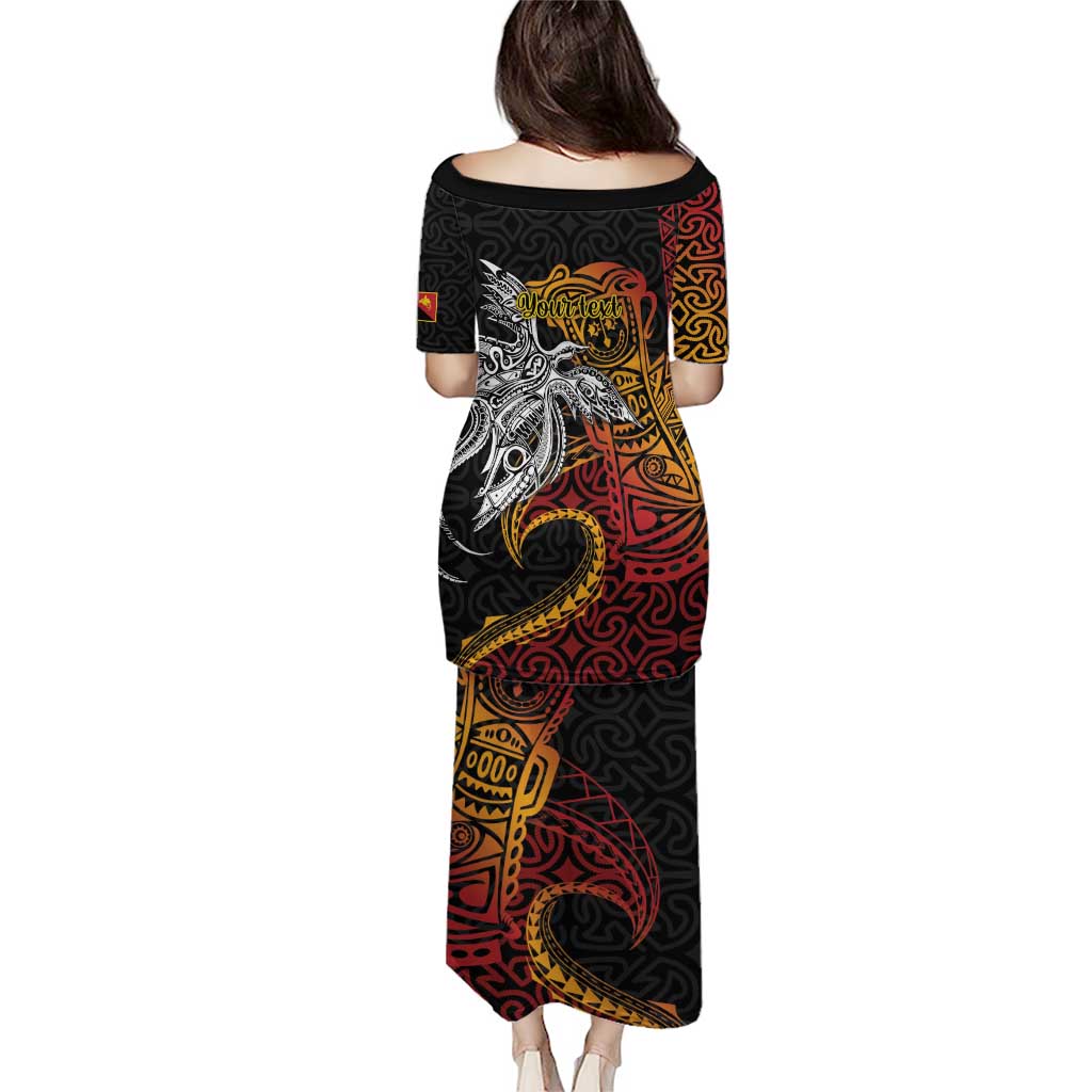 Papua New Guinea Sepik Personalised Puletasi PNG Bird of Paradise Tattoo LT9 - Polynesian Pride