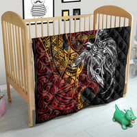 Papua New Guinea Sepik Personalised Quilt PNG Bird of Paradise Tattoo LT9 - Polynesian Pride