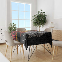 Papua New Guinea Sepik Personalised Tablecloth PNG Bird of Paradise Tattoo LT9 - Polynesian Pride