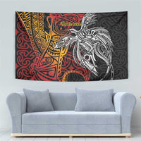 Papua New Guinea Sepik Personalised Tapestry PNG Bird of Paradise Tattoo LT9 - Polynesian Pride