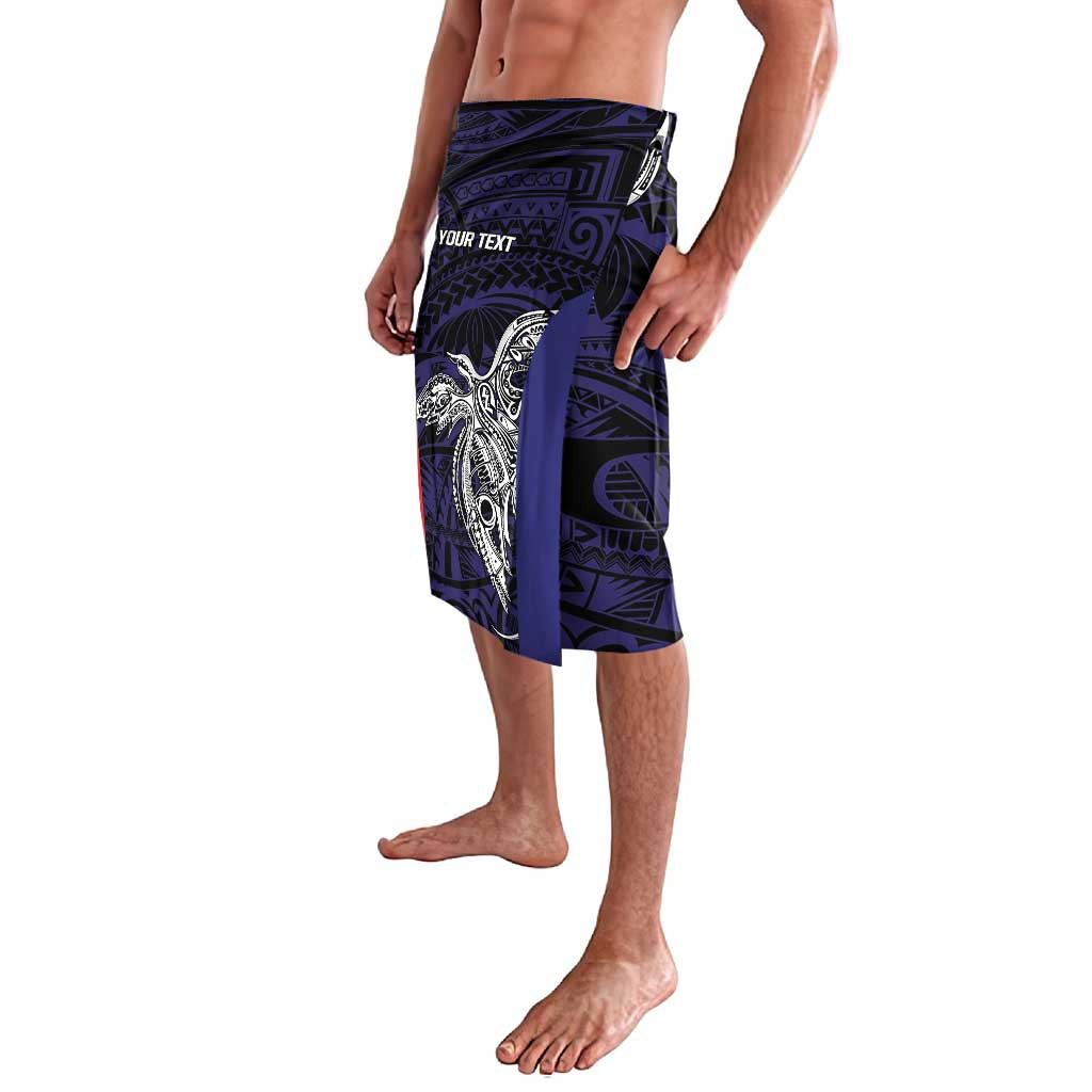 Personalised PNG Bougainville Lavalava Bird of Paradise Tattoo Flag Motif LT9 - Polynesian Pride