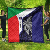 Personalised PNG Bougainville Quilt Bird of Paradise Tattoo Flag Motif LT9 - Polynesian Pride