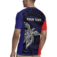 Personalised PNG Bougainville Rugby Jersey Bird of Paradise Tattoo Flag Motif LT9 - Polynesian Pride