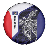 Personalised PNG Bougainville Spare Tire Cover Bird of Paradise Tattoo Flag Motif LT9 - Polynesian Pride