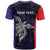Personalised PNG Bougainville T Shirt Bird of Paradise Tattoo Flag Motif - Polynesian Pride