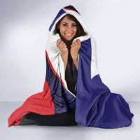 Personalised PNG Central Province Hooded Blanket Bird of Paradise Tattoo Flag Motif LT9 - Polynesian Pride