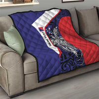 Personalised PNG Central Province Quilt Bird of Paradise Tattoo Flag Motif LT9 - Polynesian Pride