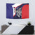 Personalised PNG Central Province Tapestry Bird of Paradise Tattoo Flag Motif - Polynesian Pride