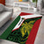 Personalised PNG Chimbu Province Area Rug Bird of Paradise Tattoo Flag Motif - Polynesian Pride