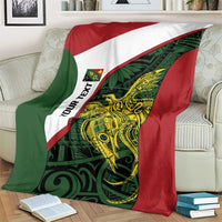 Personalised PNG Chimbu Province Blanket Bird of Paradise Tattoo Flag Motif LT9 - Polynesian Pride