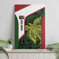 Personalised PNG Chimbu Province Canvas Wall Art Bird of Paradise Tattoo Flag Motif LT9 - Polynesian Pride