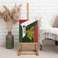 Personalised PNG Chimbu Province Canvas Wall Art Bird of Paradise Tattoo Flag Motif LT9 - Polynesian Pride