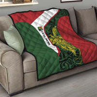Personalised PNG Chimbu Province Quilt Bird of Paradise Tattoo Flag Motif LT9 - Polynesian Pride