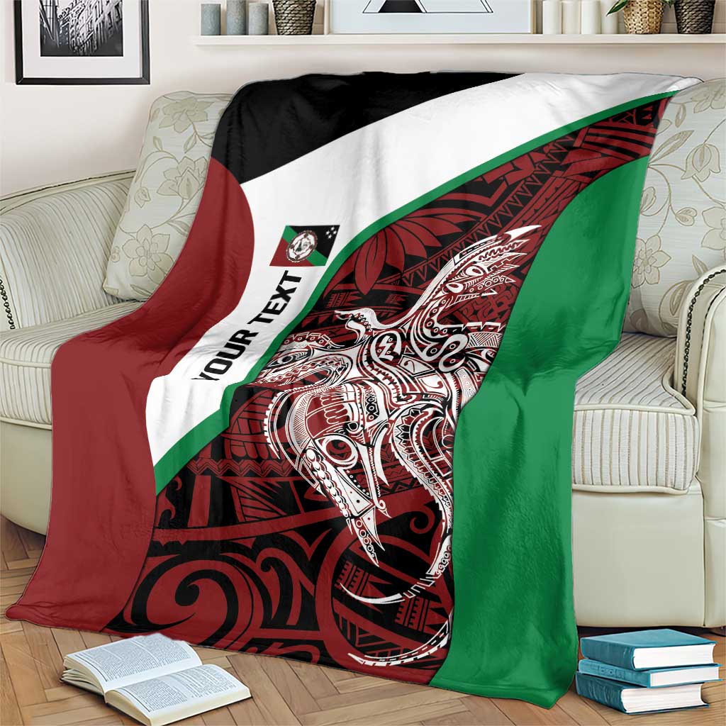 Personalised PNG East New Britain Province Blanket Bird of Paradise Tattoo Flag Motif LT9 - Polynesian Pride