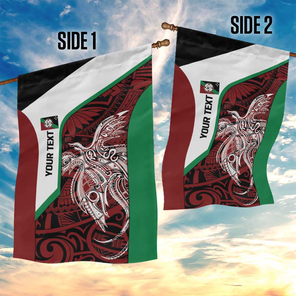 Personalised PNG East New Britain Province Garden Flag Bird of Paradise Tattoo Flag Motif LT9 - Polynesian Pride
