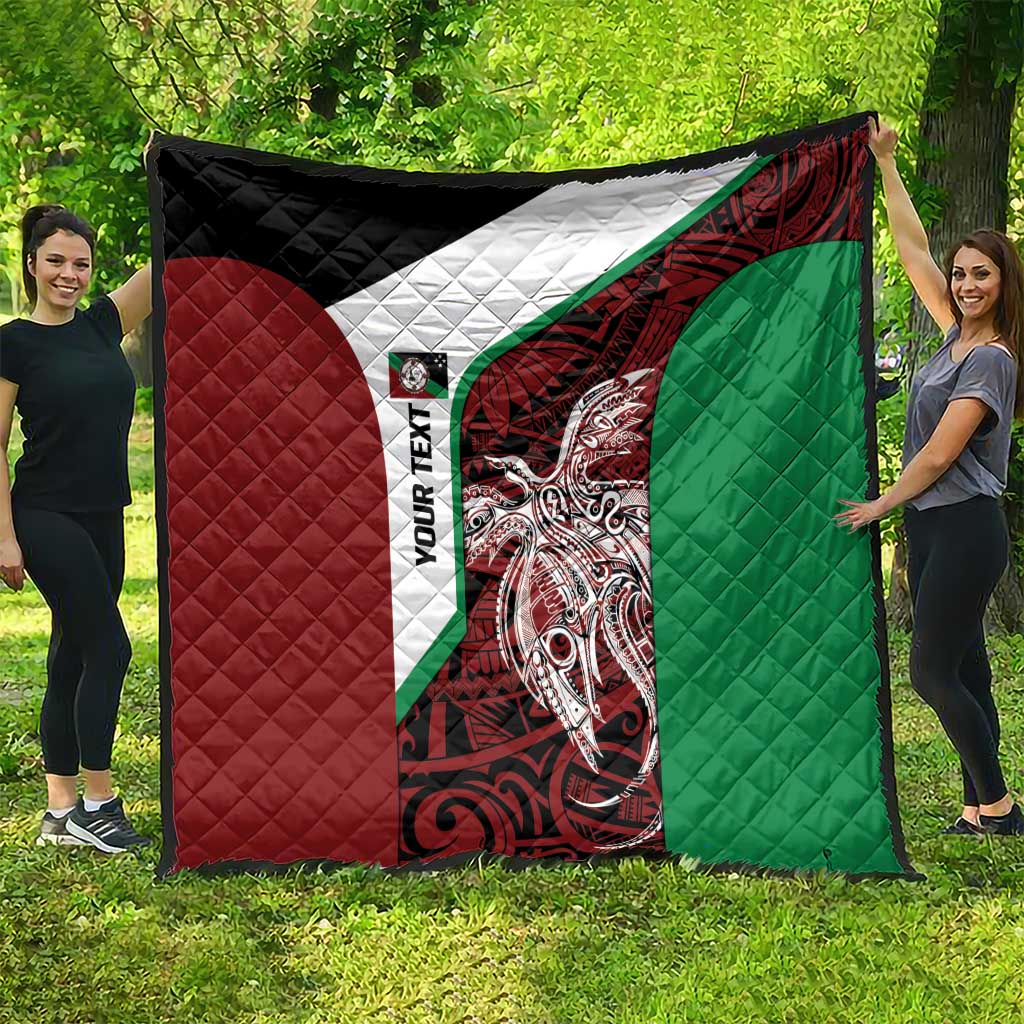 Personalised PNG East New Britain Province Quilt Bird of Paradise Tattoo Flag Motif LT9 - Polynesian Pride