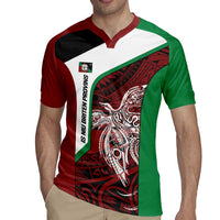Personalised PNG East New Britain Province Rugby Jersey Bird of Paradise Tattoo Flag Motif LT9 - Polynesian Pride
